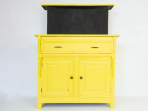 Yellow TV lift cabinet 48 inch