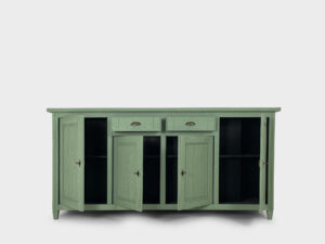65 inch TV lift cabinet oak 2 drawers 4 doors