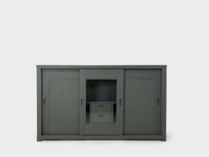 65 inch TV lift cabinet teak wood