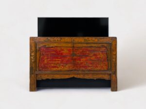 Mongolian antique cabinet for 50 inch tv lift