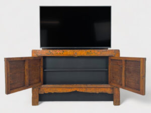 Mongolian antique cabinet for 50 inch tv lift