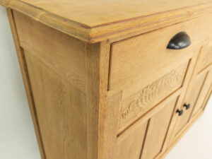 TV lift cabinet teak max 43 inch
