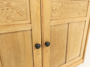 TV lift cabinet teak max 43 inch