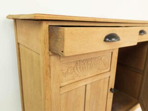 TV lift cabinet teak max 43 inch