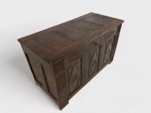 Dutch oak chest c. 1770 for 50 inch TV