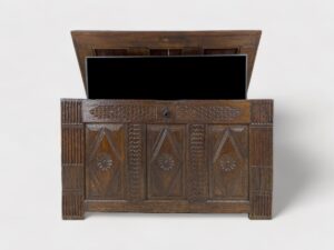 Dutch oak chest c. 1770 for 50 inch TV