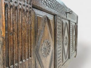 Dutch oak chest c. 1770 for 50 inch TV