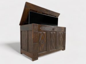 Dutch oak chest c. 1770 for 50 inch TV