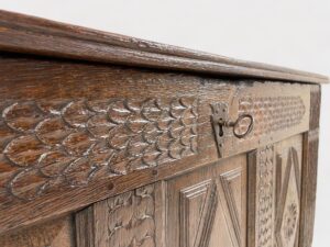 Dutch oak chest c. 1770 for 50 inch TV