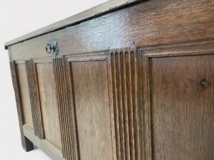German oak tv lift chest 50 inch