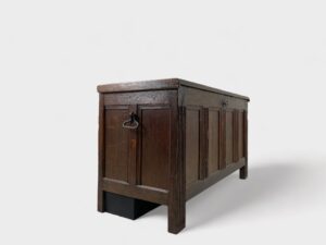 German oak tv lift chest 50 inch