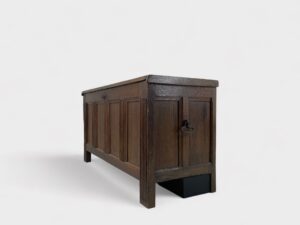 German oak tv lift chest 50 inch