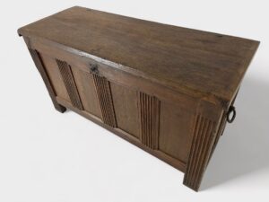 German oak tv lift chest 50 inch