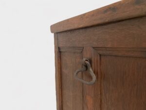 German oak tv lift chest 50 inch