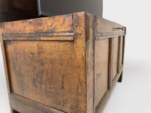 English oak 43 inch TV lift chest 18th century