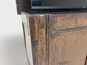 English oak 43 inch TV lift chest 18th century
