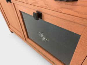 1930s TV lift cabinet 55 inch
