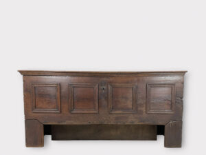 Dutch large oak tv lift chest c. 1700