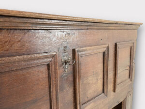 Dutch large oak tv lift chest c. 1700