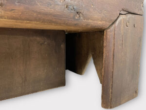 Dutch large oak tv lift chest c. 1700