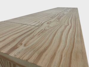 Rubberwood TV lift cabinet 55 inch