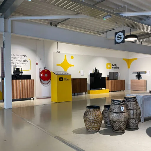 Our former Loods 5 stand. We've chosen to continue with personal showroom appointments and targeted advice from our own location in Veghel.