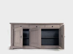 TV lift sideboard cabinet oak 60 inch