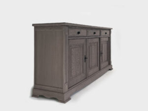 TV lift sideboard cabinet oak 60 inch
