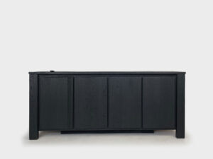 Drawerless black tv lift cabinet 55 inch tv