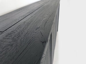 Drawerless black tv lift cabinet 55 inch tv