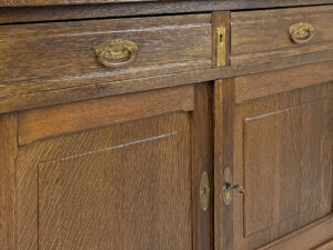TV Lift cabinet Oak Antique stain 43 inch