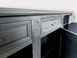 Grange Directoire cherry wood TV lift sideboard