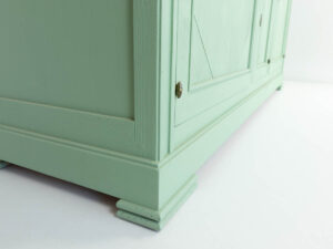 Cherry wood TV lift sideboard green
