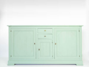 Cherry wood TV lift sideboard green