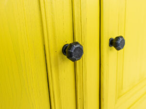 Yellow TV lift cabinet 48 inch