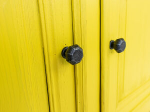 Yellow TV lift cabinet 48 inch