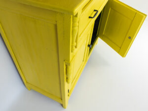 Yellow TV lift cabinet 48 inch