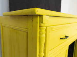 Yellow TV lift cabinet 48 inch