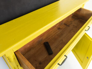 Yellow TV lift cabinet 48 inch