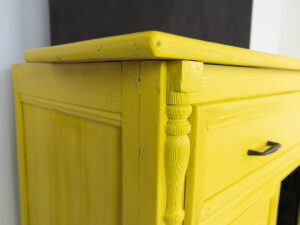 Yellow TV lift cabinet 48 inch