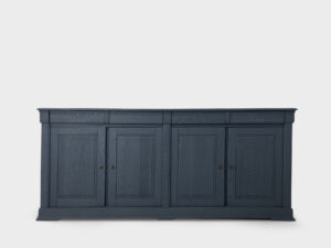 tv lift sideboard 4 drawers 4 doors grey-blue matte 55 inch