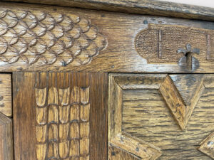 TV Lift in Dutch Oak Chest inscription 'Anno 1780'