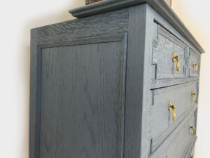 Oak commode 4 drawers circa 1920