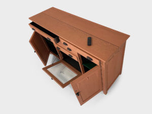 1930s TV lift cabinet 55 inch