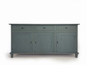Oak sideboard 3 drawers 3 doors max 55 inch