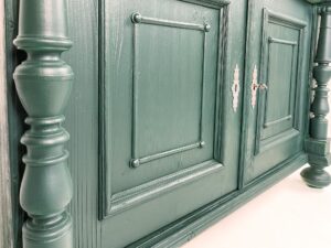 Antique pine TV lift cabinet