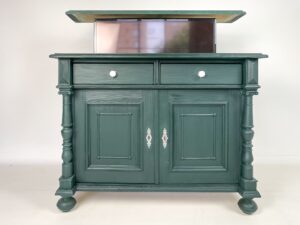 Antique pine TV lift cabinet