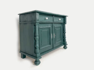 Antique pine TV lift cabinet