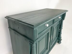 Antique pine TV lift cabinet