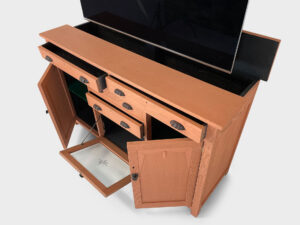 1930s TV lift cabinet 55 inch